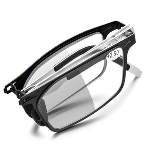 FONEX Photochrome Grau Anti Blau Blocking Folding Lesebrille Männer Frauen 2021 Hyperopie Reader Schraubenlose Brillen LH015